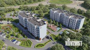 2-к квартира, строящийся дом, 51м2, 5/5 этаж