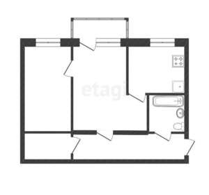 2-к квартира, вторичка, 69м2, 5/5 этаж