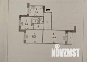 3-к квартира, вторичка, 58м2, 4/9 этаж
