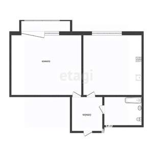 1-к квартира, вторичка, 50м2, 6/14 этаж
