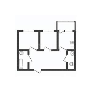 2-к квартира, вторичка, 62м2, 2/15 этаж