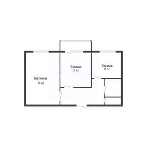 2-к квартира, вторичка, 78м2, 4/15 этаж