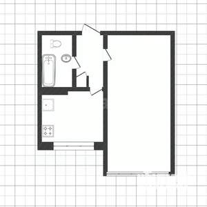 1-к квартира, вторичка, 44м2, 10/11 этаж