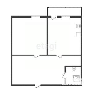 1-к квартира, вторичка, 48м2, 9/19 этаж