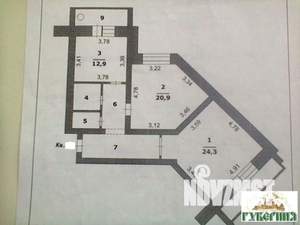 2-к квартира, вторичка, 80м2, 4/10 этаж