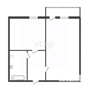 1-к квартира, вторичка, 30м2, 1/5 этаж