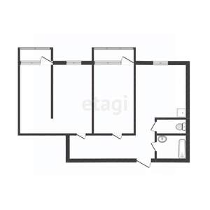 2-к квартира, вторичка, 63м2, 5/9 этаж