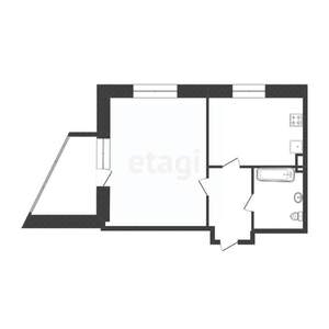 Студия квартира, вторичка, 51м2, 9/13 этаж