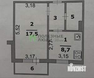 1-к квартира, вторичка, 35м2, 8/10 этаж
