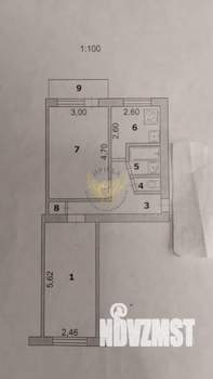 2-к квартира, вторичка, 44м2, 4/5 этаж