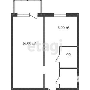 1-к квартира, вторичка, 34м2, 3/10 этаж