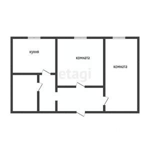 2-к квартира, вторичка, 50м2, 1/1 этаж