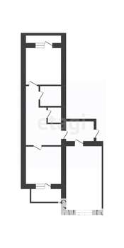 2-к квартира, вторичка, 72м2, 2/16 этаж