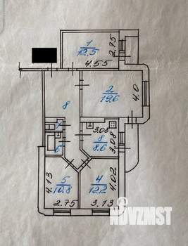 4-к квартира, вторичка, 85м2, 7/17 этаж