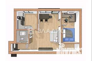 2-к квартира, вторичка, 45м2, 3/5 этаж