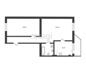 2-к квартира, вторичка, 61м2, 3/4 этаж