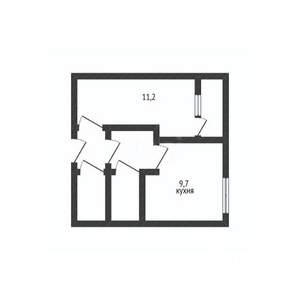 Студия квартира, вторичка, 30м2, 2/10 этаж