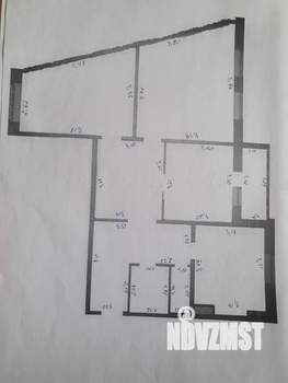3-к квартира, вторичка, 100м2, 1/9 этаж