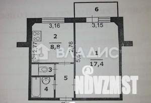 1-к квартира, вторичка, 35м2, 1/10 этаж