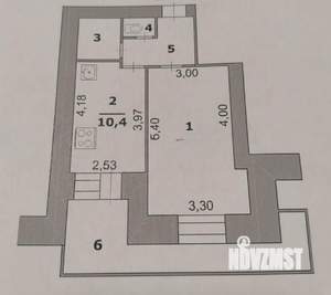 1-к квартира, вторичка, 38м2, 12/12 этаж