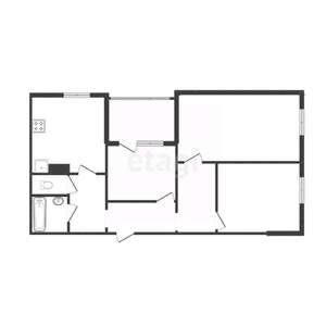 3-к квартира, вторичка, 63м2, 4/10 этаж