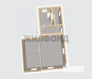 2-к квартира, вторичка, 43м2, 1/2 этаж