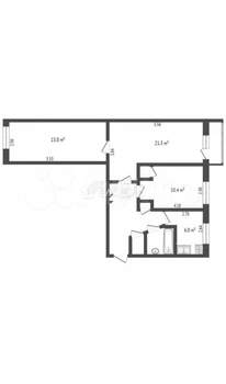 3-к квартира, вторичка, 60м2, 4/5 этаж