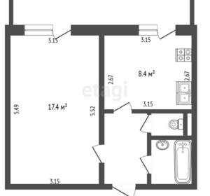 1-к квартира, вторичка, 34м2, 2/10 этаж