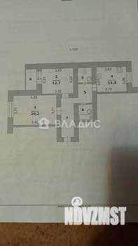 2-к квартира, вторичка, 64м2, 11/12 этаж