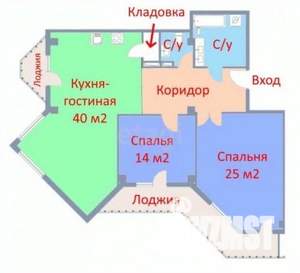 3-к квартира, вторичка, 115м2, 10/16 этаж