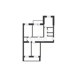 4-к квартира, вторичка, 89м2, 9/12 этаж