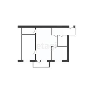 2-к квартира, вторичка, 46м2, 4/5 этаж