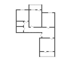 3-к квартира, вторичка, 80м2, 8/12 этаж