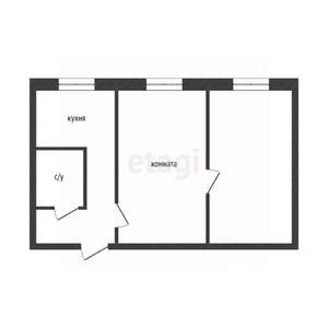 2-к квартира, вторичка, 43м2, 2/5 этаж