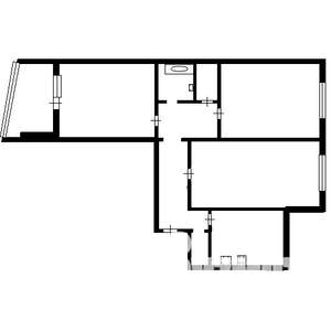 3-к квартира, вторичка, 65м2, 9/10 этаж