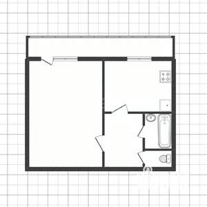 1-к квартира, вторичка, 35м2, 3/9 этаж