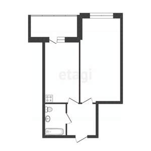 1-к квартира, вторичка, 49м2, 11/18 этаж