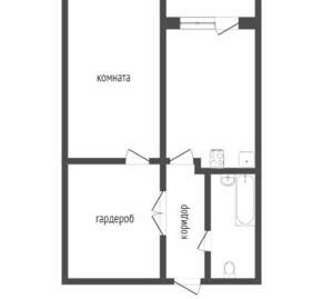 1-к квартира, вторичка, 50м2, 15/18 этаж