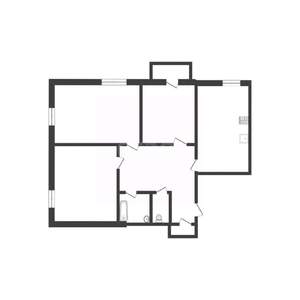 3-к квартира, вторичка, 60м2, 3/3 этаж
