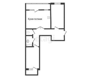 2-к квартира, вторичка, 86м2, 5/14 этаж