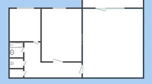 2-к квартира, вторичка, 44м2, 4/5 этаж
