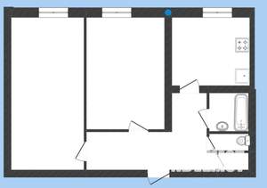 2-к квартира, вторичка, 43м2, 2/5 этаж