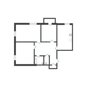 3-к квартира, вторичка, 75м2, 3/16 этаж