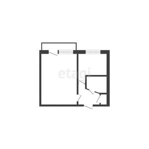 1-к квартира, вторичка, 29м2, 4/5 этаж