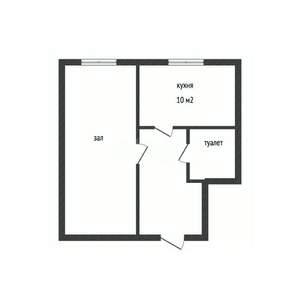 1-к квартира, сданный дом, 41м2, 7/18 этаж