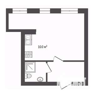 Студия квартира, вторичка, 27м2, 3/5 этаж