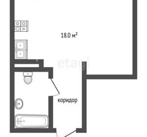 Студия квартира, вторичка, 27м2, 12/14 этаж