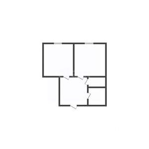 1-к квартира, вторичка, 47м2, 2/6 этаж