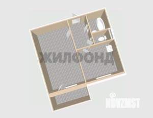 1-к квартира, вторичка, 34м2, 10/11 этаж