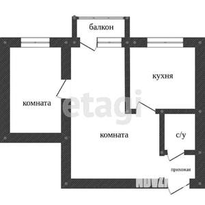 2-к квартира, вторичка, 73м2, 2/16 этаж